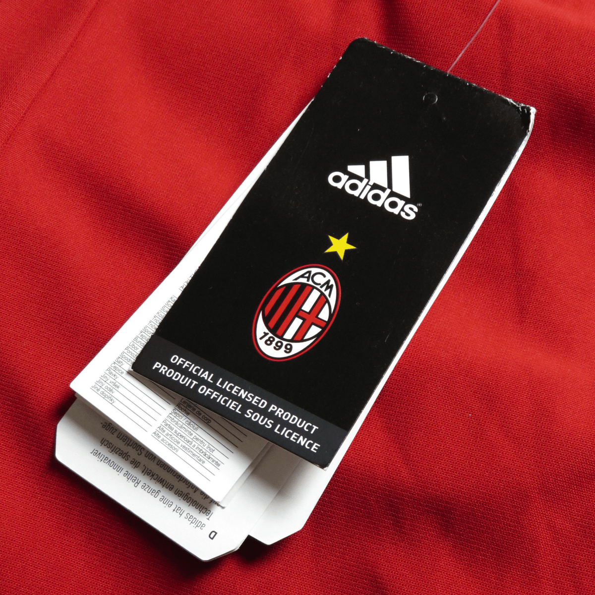 Retro AC Milan 2007-2008 Home football jersey by Adidas, Seedorf 10, size L, brand new with tags | Nostalgic Football Shirts
