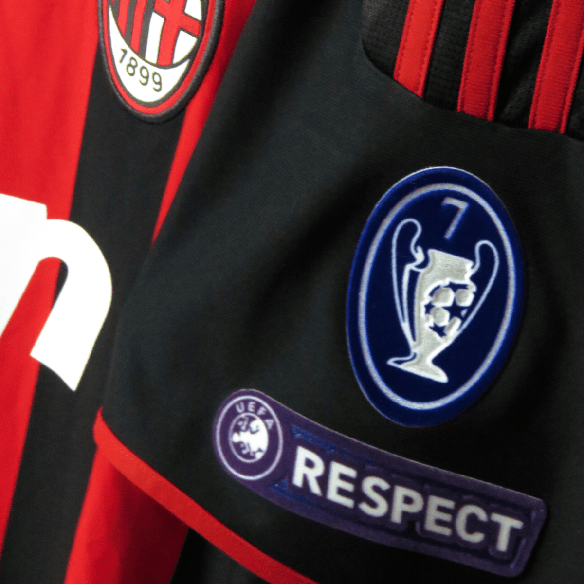 Authentic Adidas AC Milan 2009-2010 Home shirt, Maldini 3 on the back, size XL | Nostalgic Football Shirts