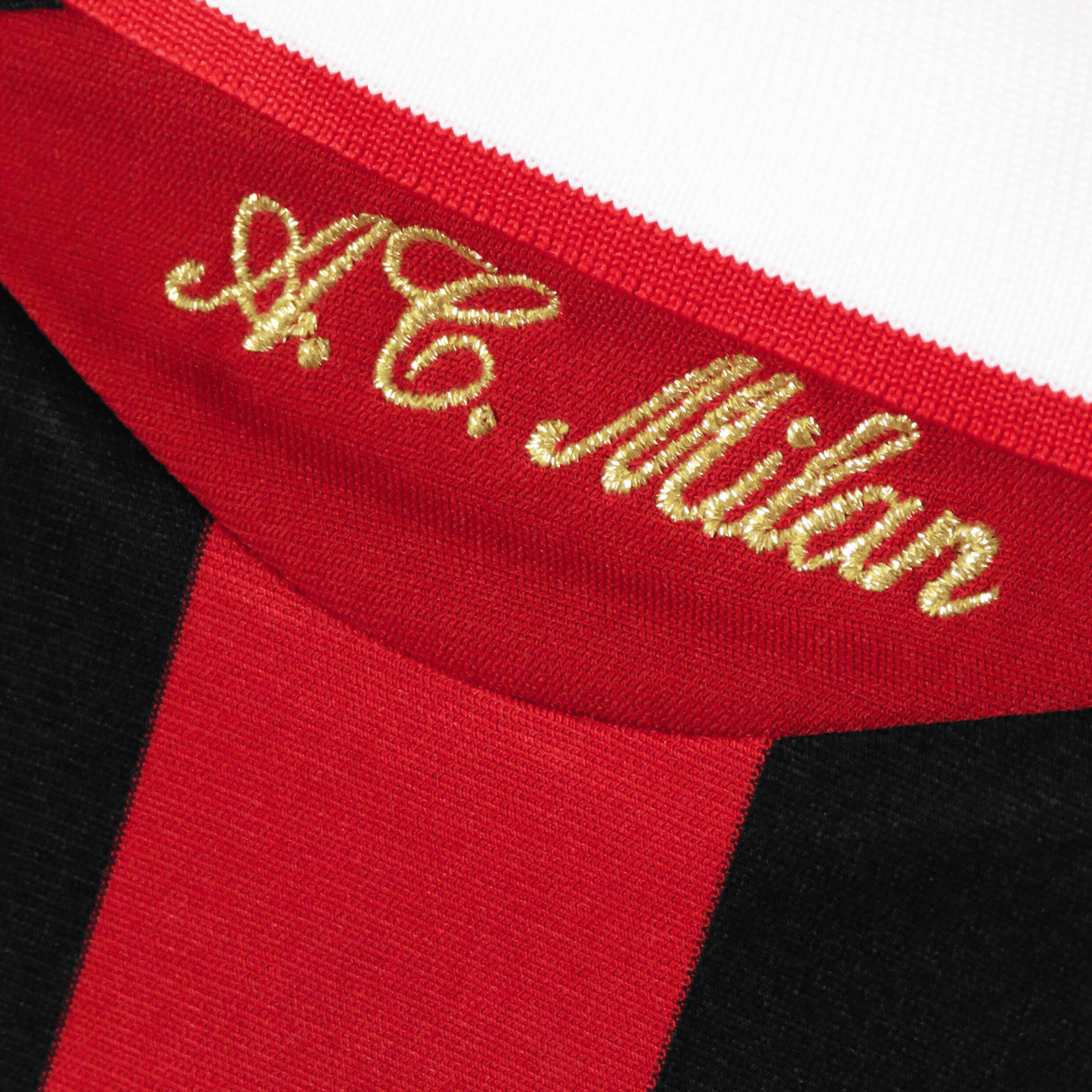 Retro AC Milan 2009-2010 Home football jersey by Adidas, Ronaldinho 80, size S, brand new with tags | Nostalgic Football Shirts