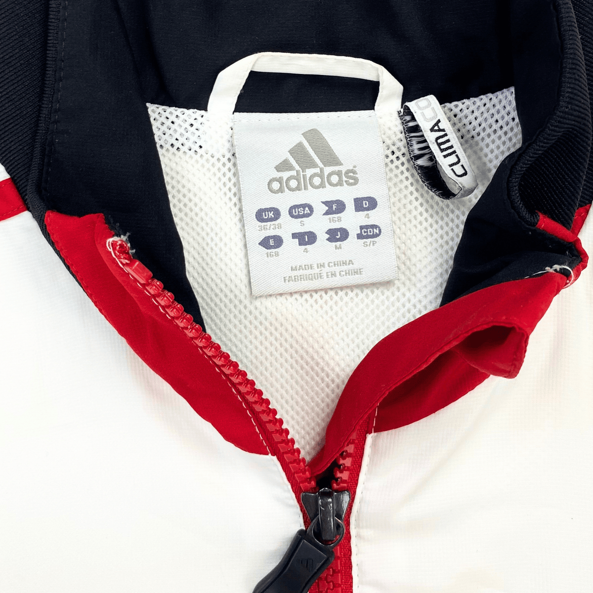 Authentic Adidas AC Milan 2010 training jacket, size S, product code P00775 | Nostalgic Football Shirts