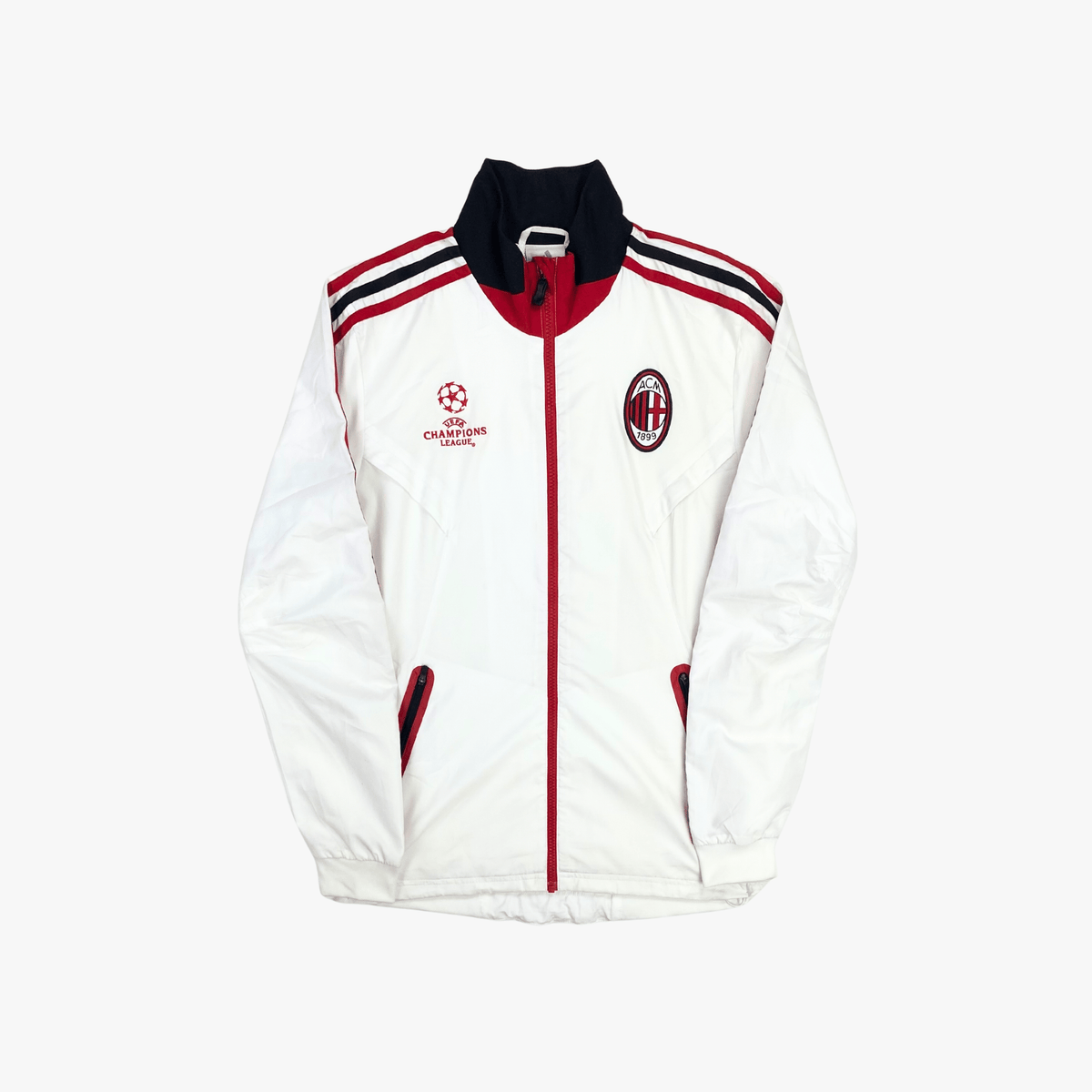 Vintage AC Milan 2010 training jacket, size S, product code P00775 | Nostalgic Football Shirts