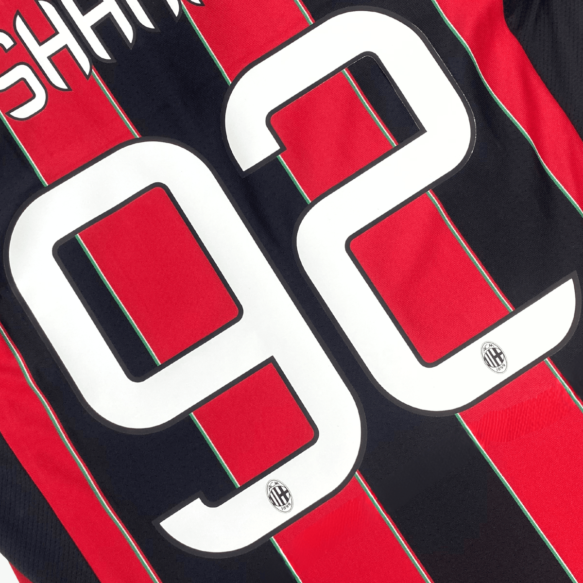 Authentic Adidas AC Milan 2012-2013 Home shirt, El Shaarawy 92 on the back, size M | Nostalgic Football Shirts