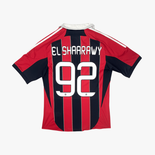 Vintage AC Milan 2012-2013 Home football shirt with El Shaarawy 92 print, size M | Nostalgic Football Shirts