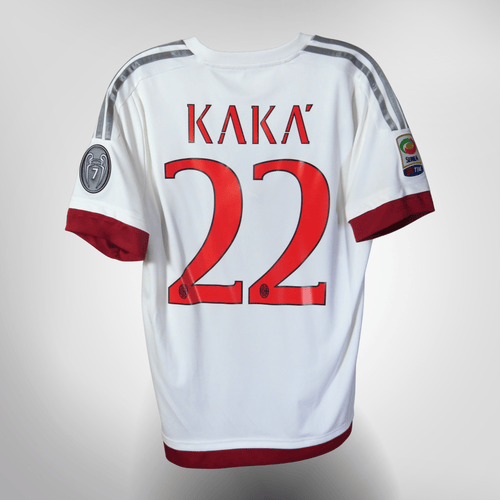 Vintage AC Milan 2015-2016 Away football shirt with Kaka 22 print, size M, product code S15643 | Nostalgic Football Shirts