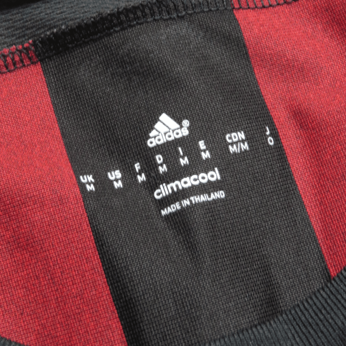 Retro AC Milan 2015-2016 Home football jersey by Adidas, Honda 10, size M | Nostalgic Football Shirts