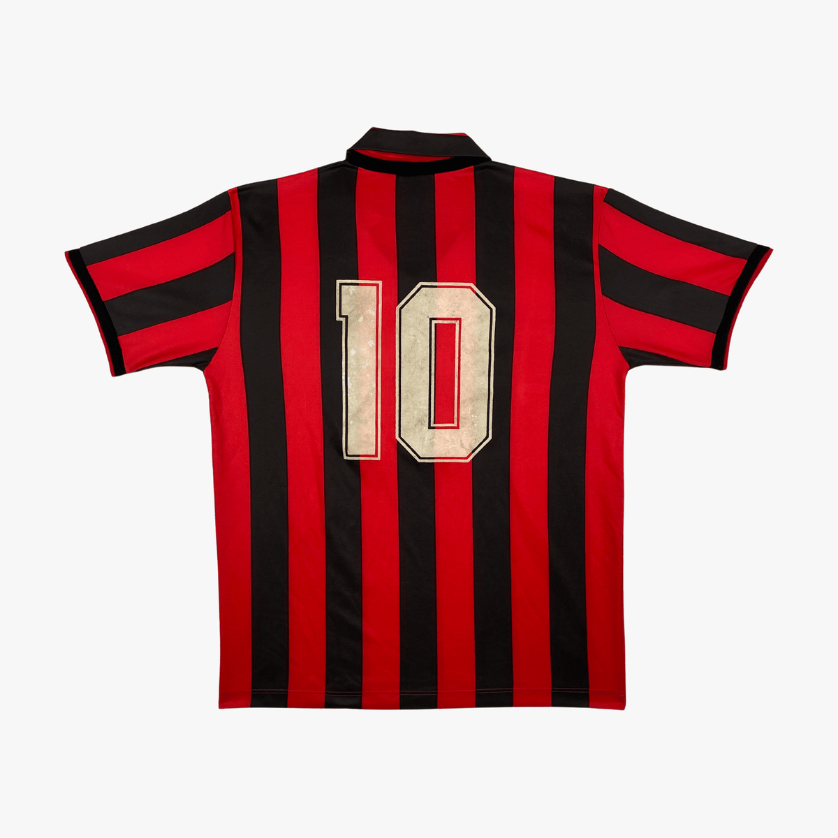 Retro AC Milan 1991-1992 Home football jersey by Adidas, number 10, size XL | Nostalgic Football Shirts