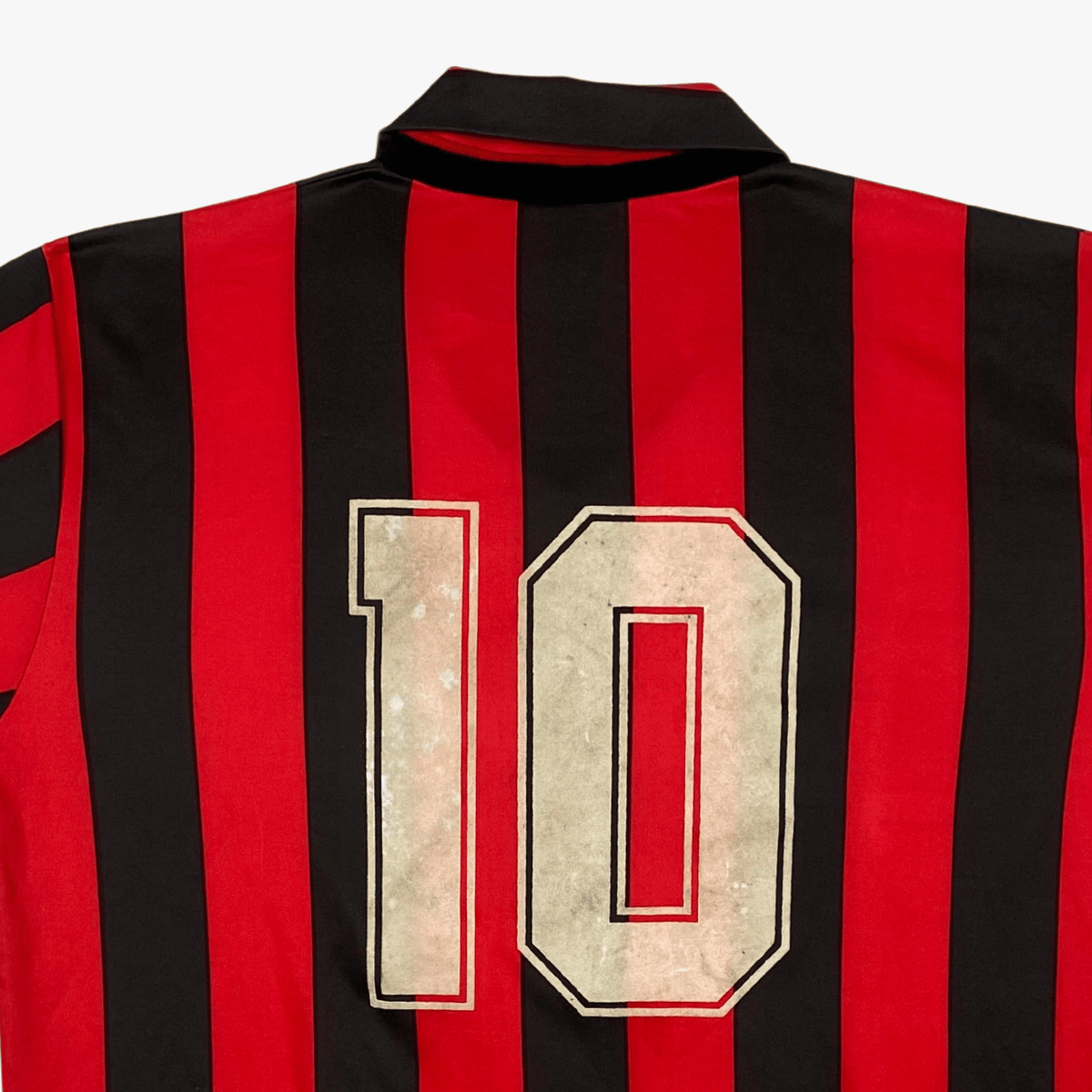 Authentic Adidas AC Milan 1991-1992 Home shirt, number 10 on the back, size XL | Nostalgic Football Shirts