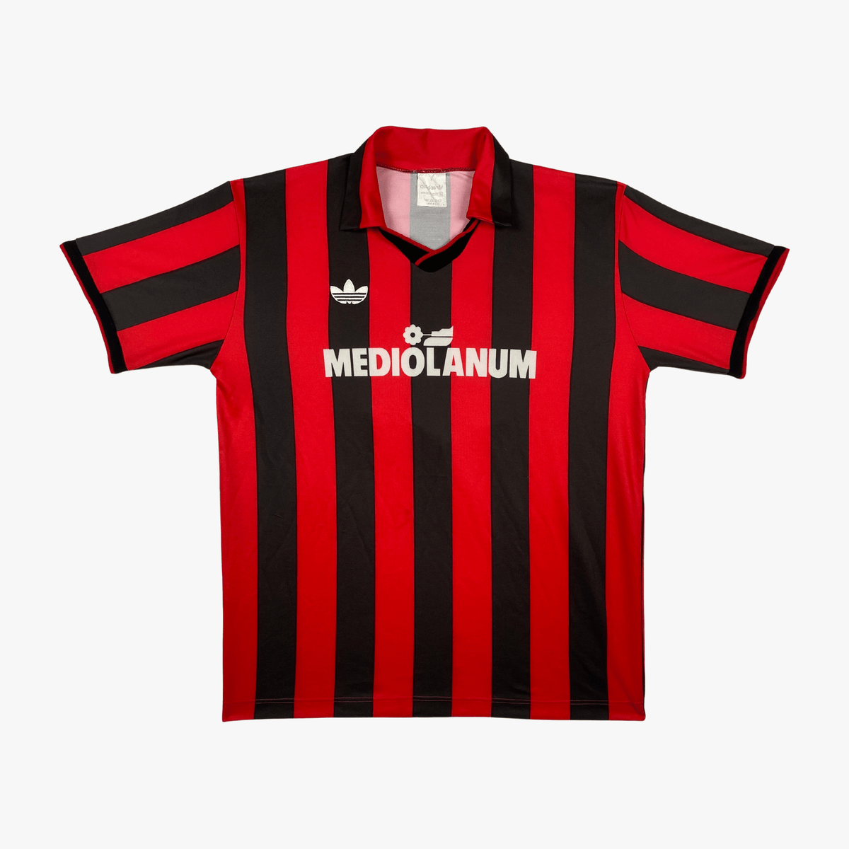 Vintage AC Milan 1991-1992 Home football shirt with number 10 print, size XL | Nostalgic Football Shirts