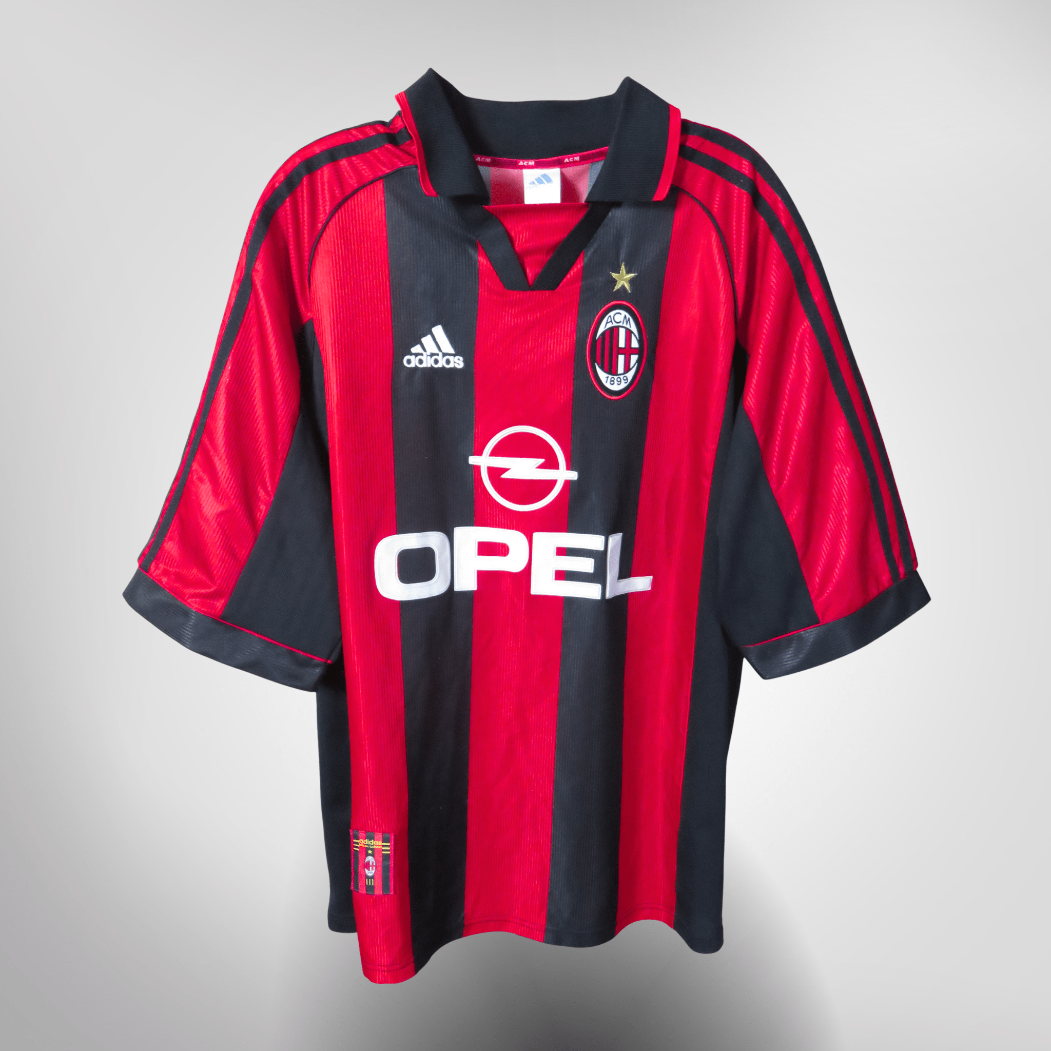 AC Milan 1998-00 Home Maldini #3 Shirt XL