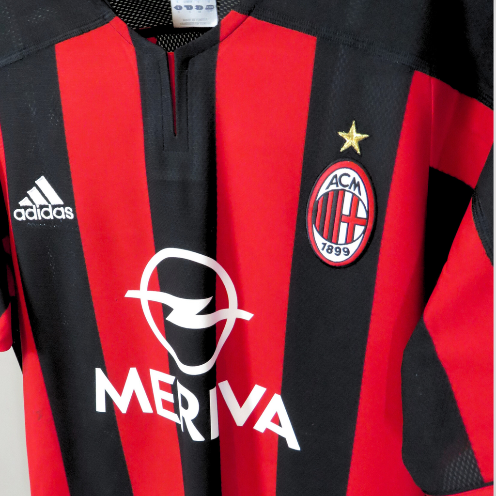 AC Milan 2003-04 Home Rui Costa #10 Home Shirt S