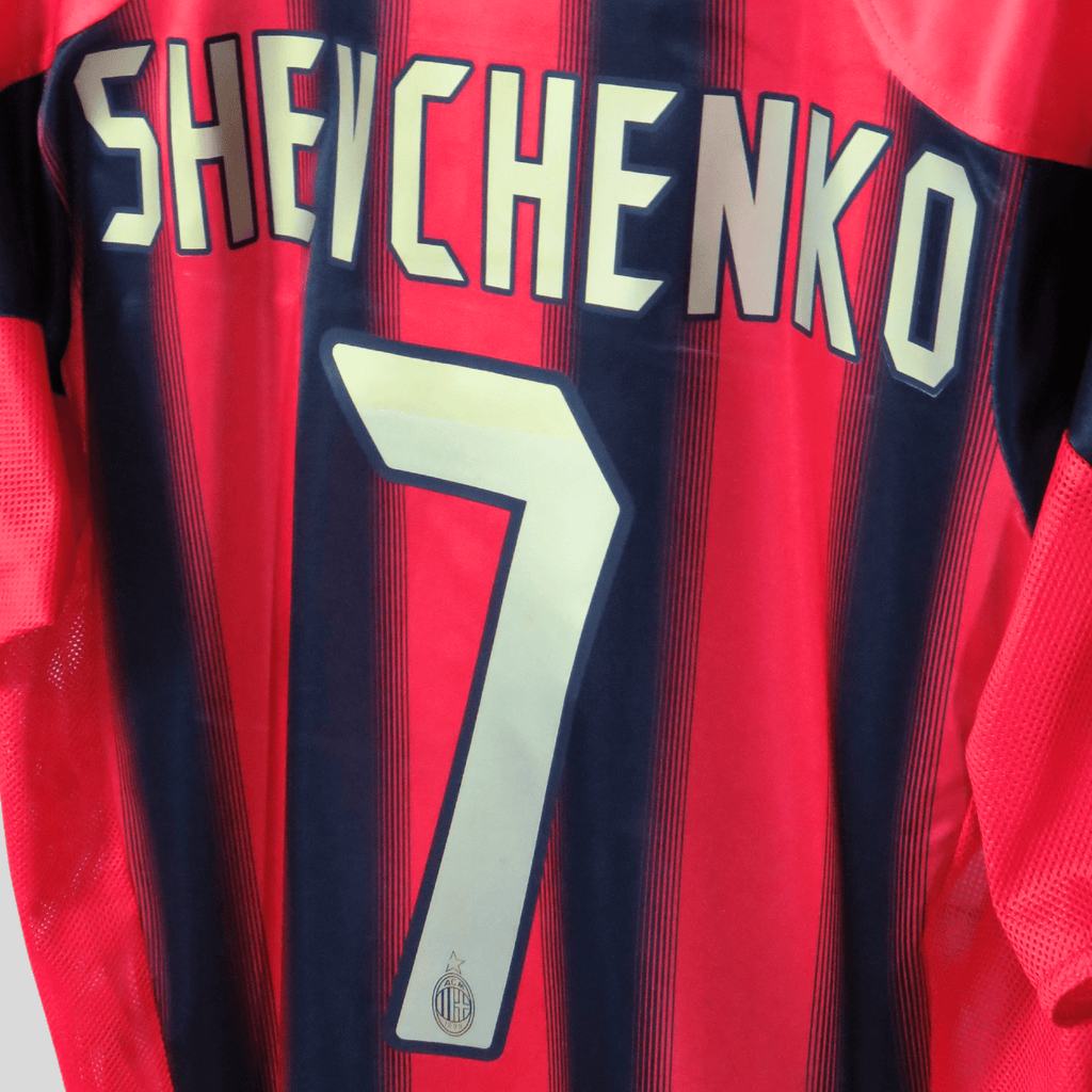 AC Milan 2004-05 Home Shevchenko #7 Shirt S
