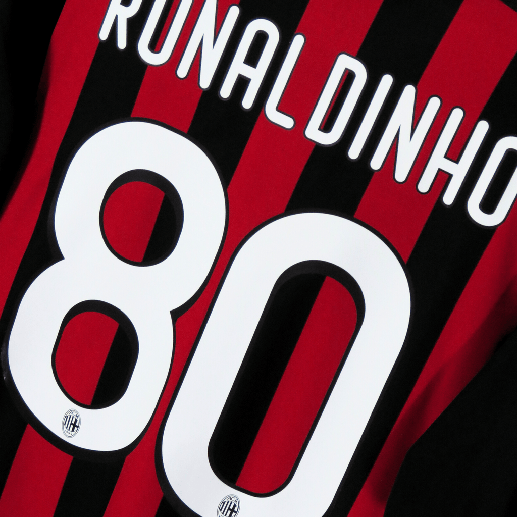 AC Milan 2009-10 Home Ronaldinho #80 BNWT Shirt S