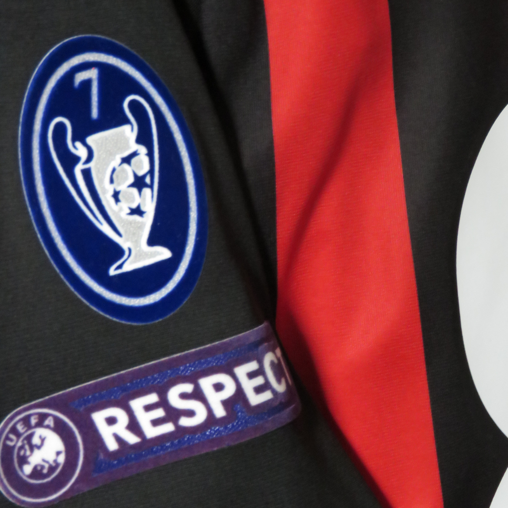 AC Milan 2009-10 Home Ronaldinho #80 Shirt L