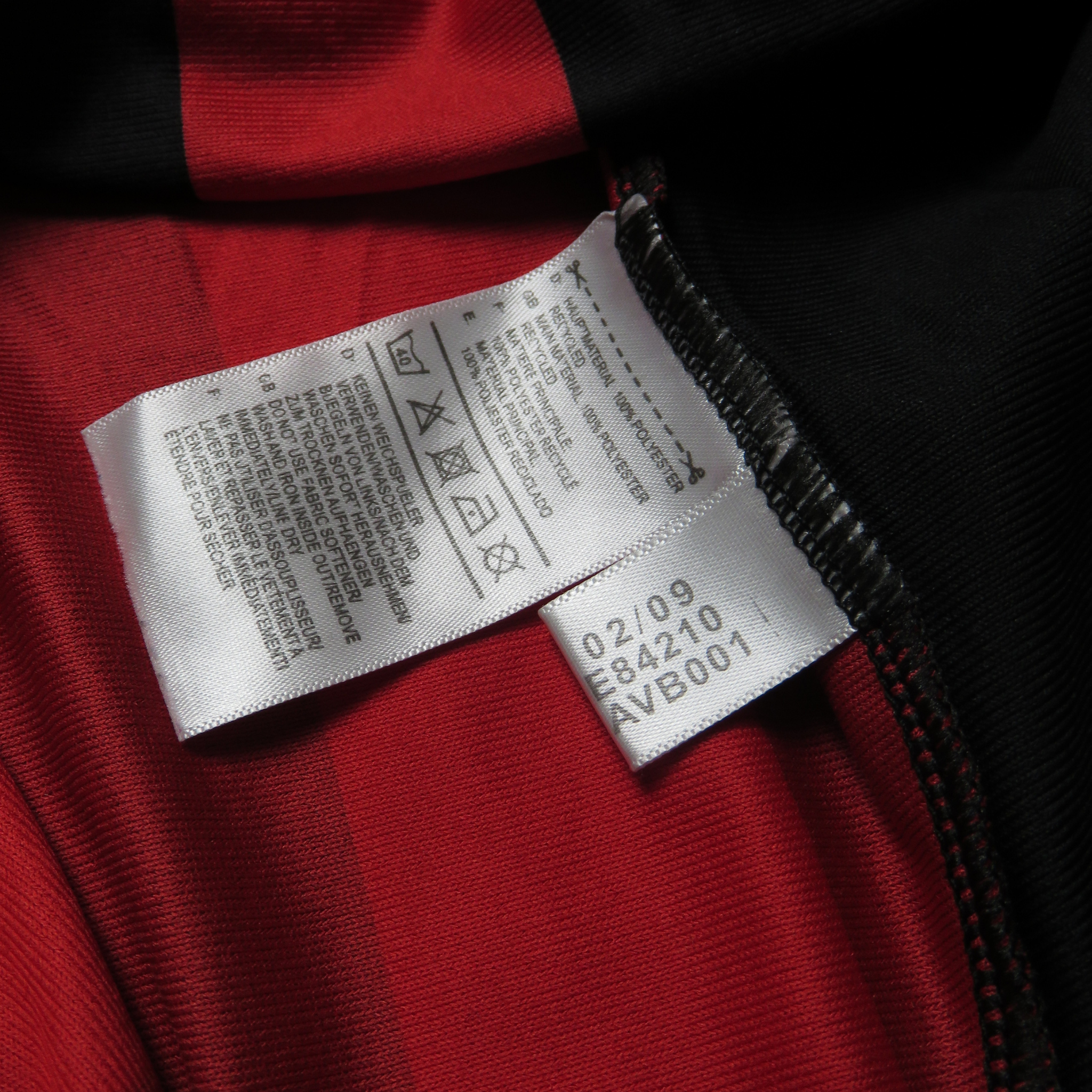 AC Milan 2009-10 Home Ronaldinho #80 Shirt L