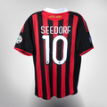 AC Milan 2009-10 Home Seedorf #10 Shirt L