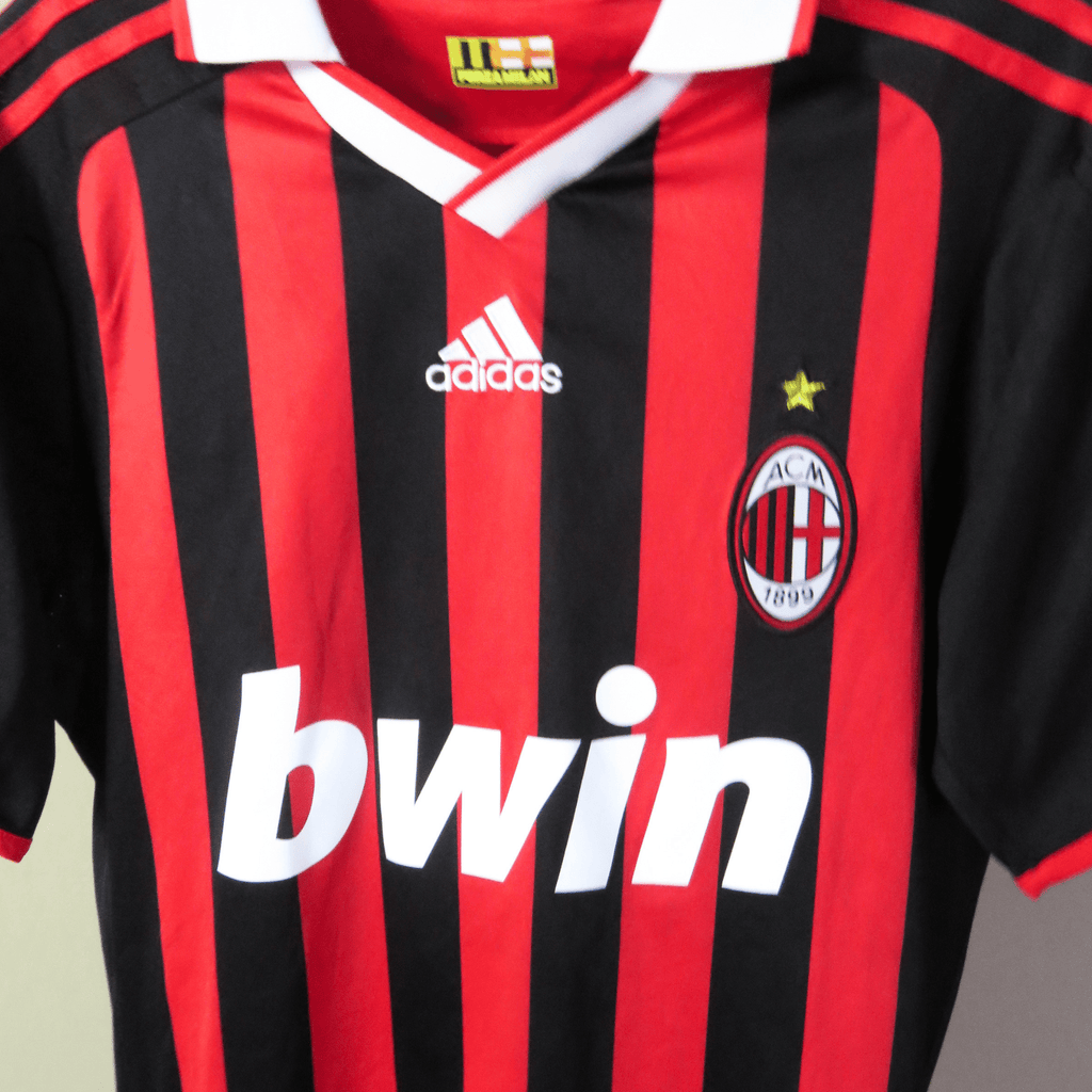 AC Milan 2009-10 Home Seedorf #10 Shirt L