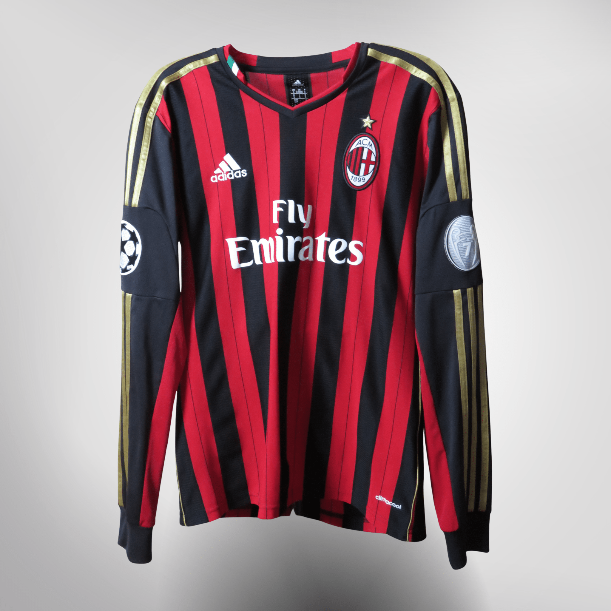 AC Milan 2013-14 Home Balotelli #45 Shirt S – Nostalgic Football AC Milan 2013-14 Home Balotelli #45 Shirt S – Nostalgic Football