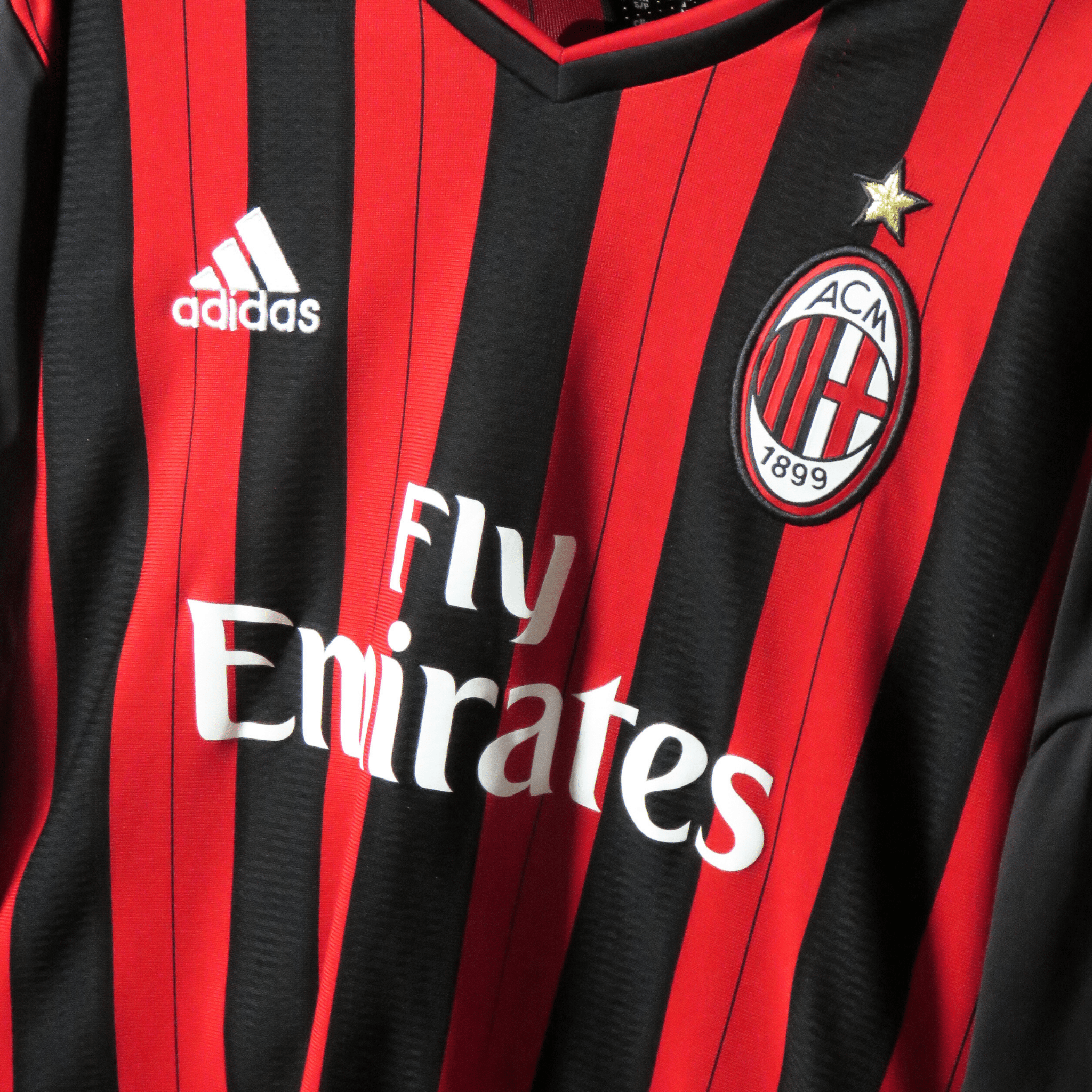 AC Milan 2013-14 Home Balotelli #45 Shirt S