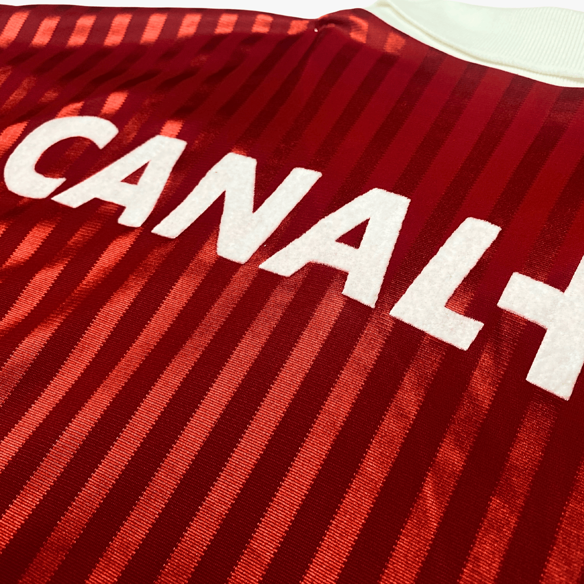Retro AS Monaco 1991-1992 Home football jersey by Adidas, size S | Nostalgic Football Shirts