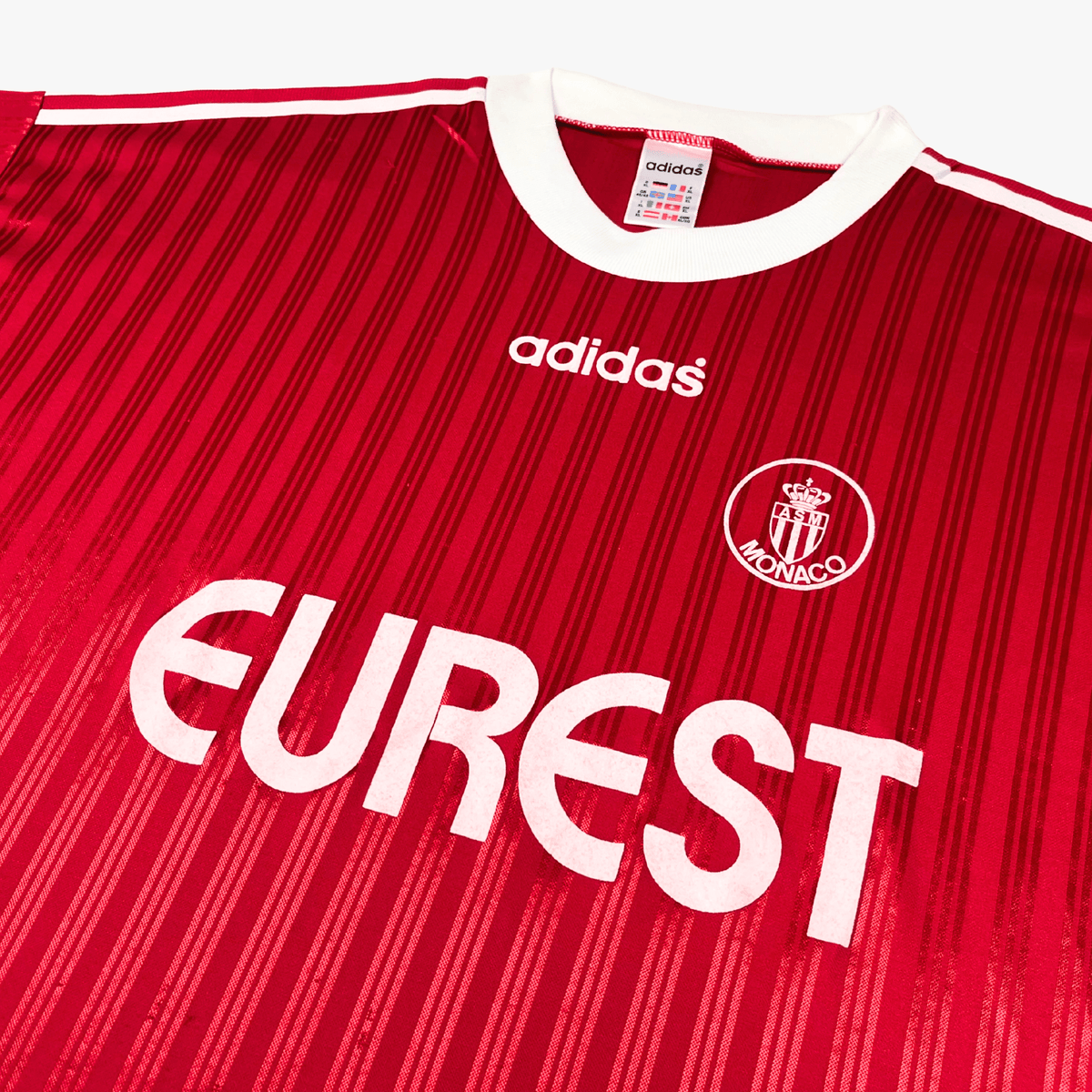 Retro AS Monaco 1996-1998 Training football jersey by Adidas, 13, size XL | Nostalgic Football Shirts