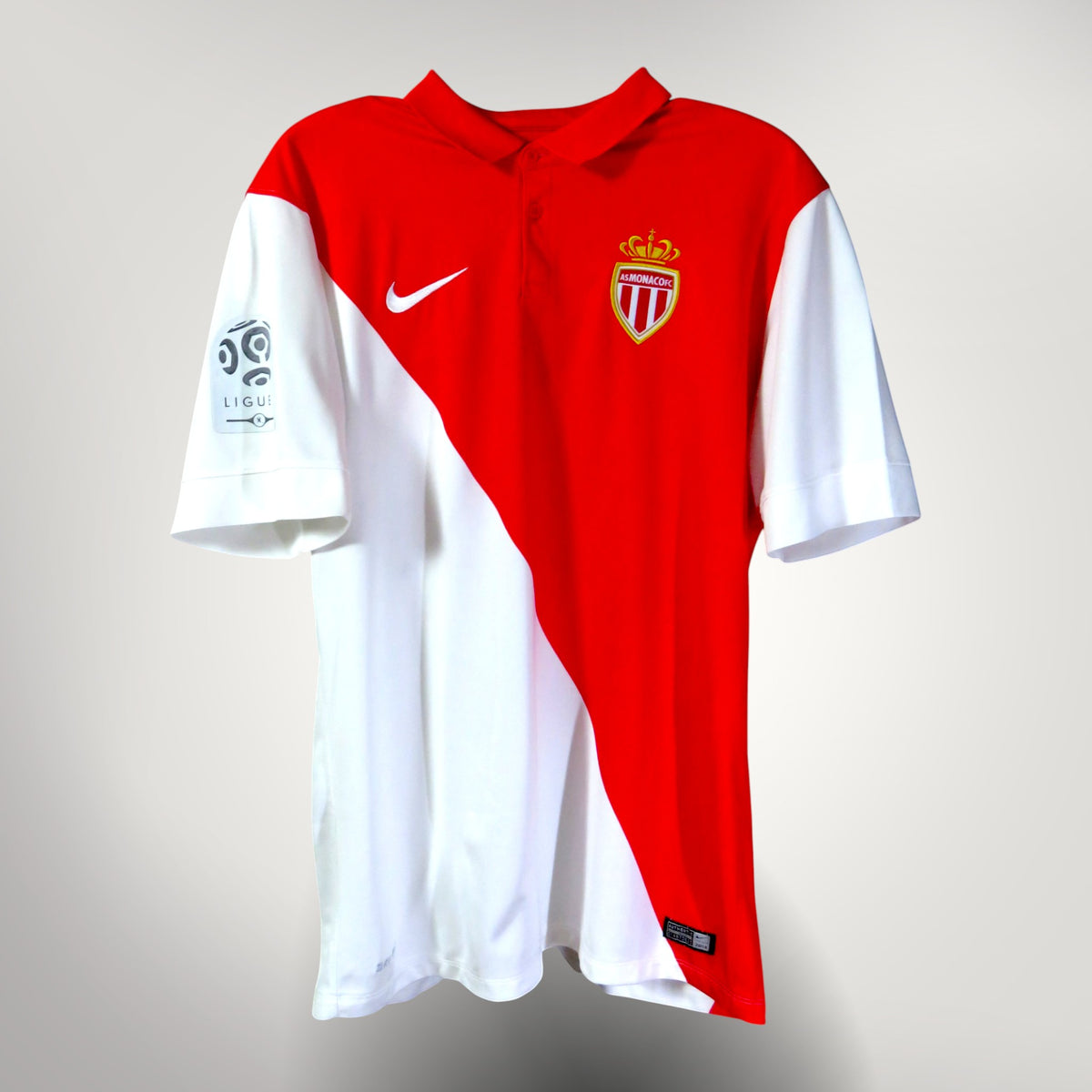 Authentic Nike AS Monaco 2014-2015 Home shirt, Berbatov 10 on the back, size L | Nostalgic Football Shirts