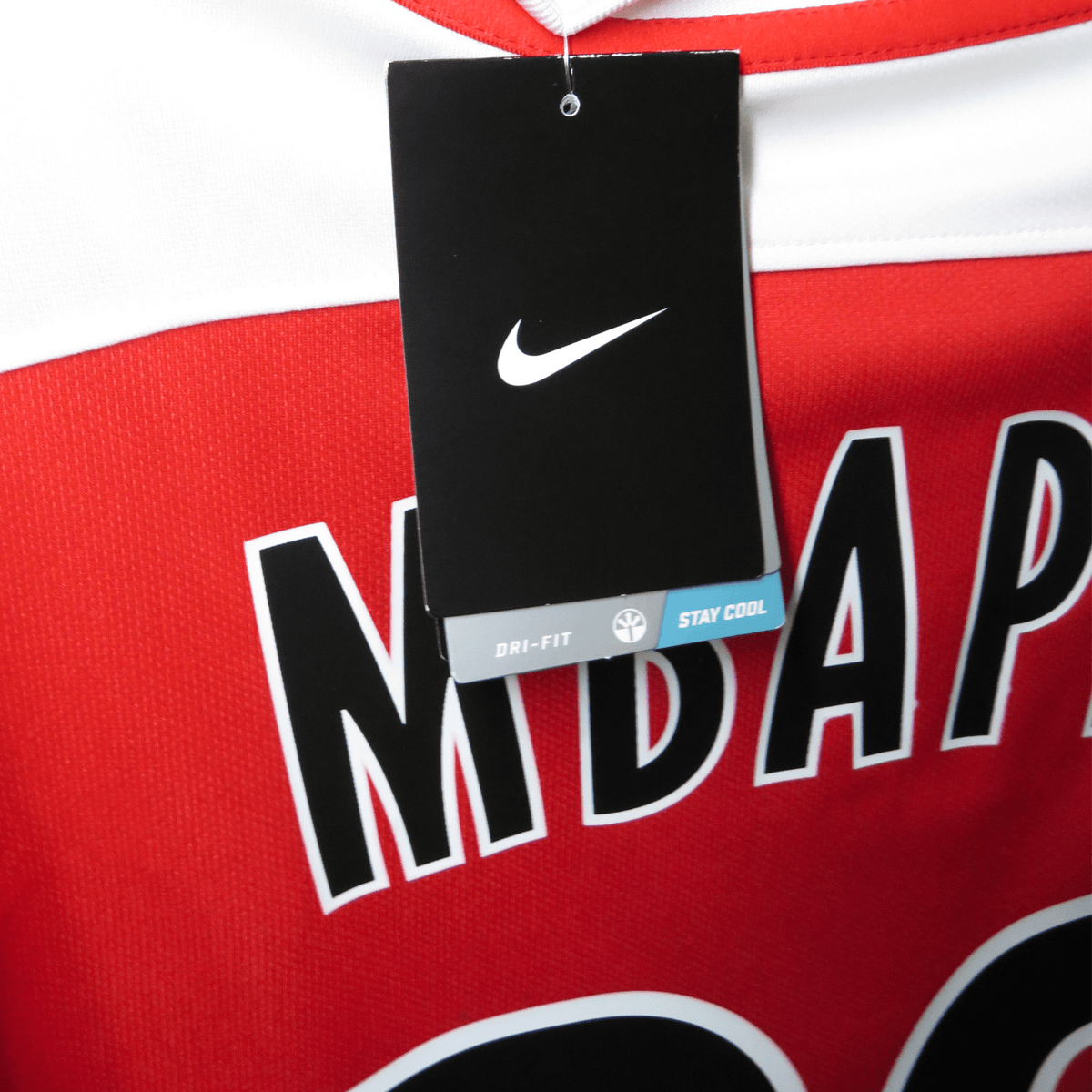 Vintage AS Monaco 2016-2017 Home football shirt with Mbappé print, size XL, brand new with tags | Nostalgic Football Shirts
