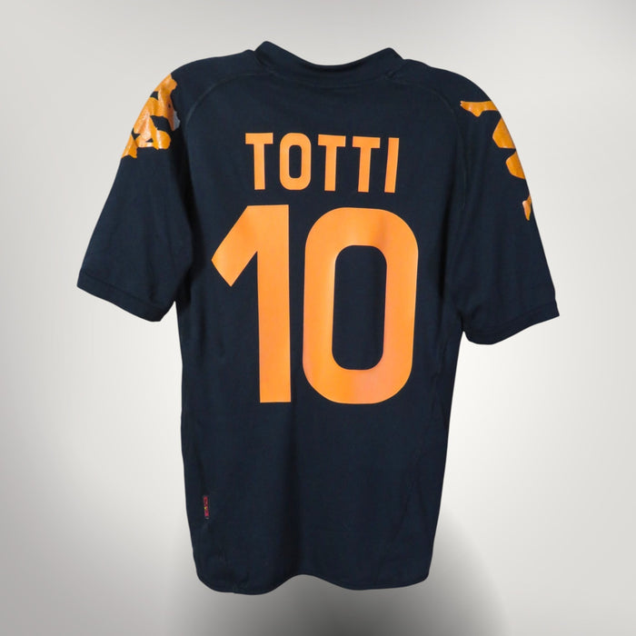 Vintage AS Roma 2007-2008 Third football shirt with Totti 10 print, size M | Nostalgic Football Shirts