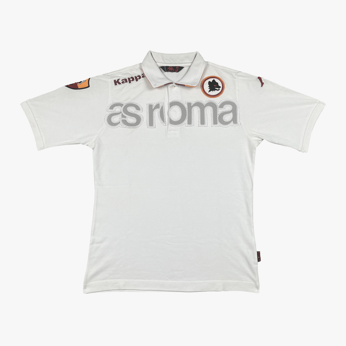 Vintage AS Roma 2010-2011 polo shirt, size S | Nostalgic Football Shirts