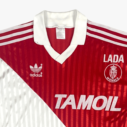 AS Monaco 1991–92 Home Shirt S