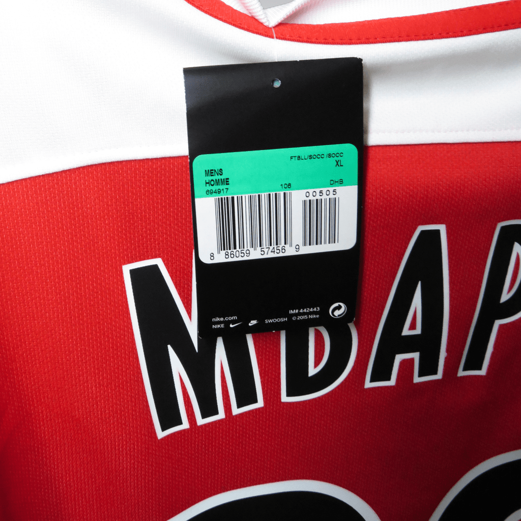 AS Monaco 2016-17 Home Mbappé Shirt BNWT XL