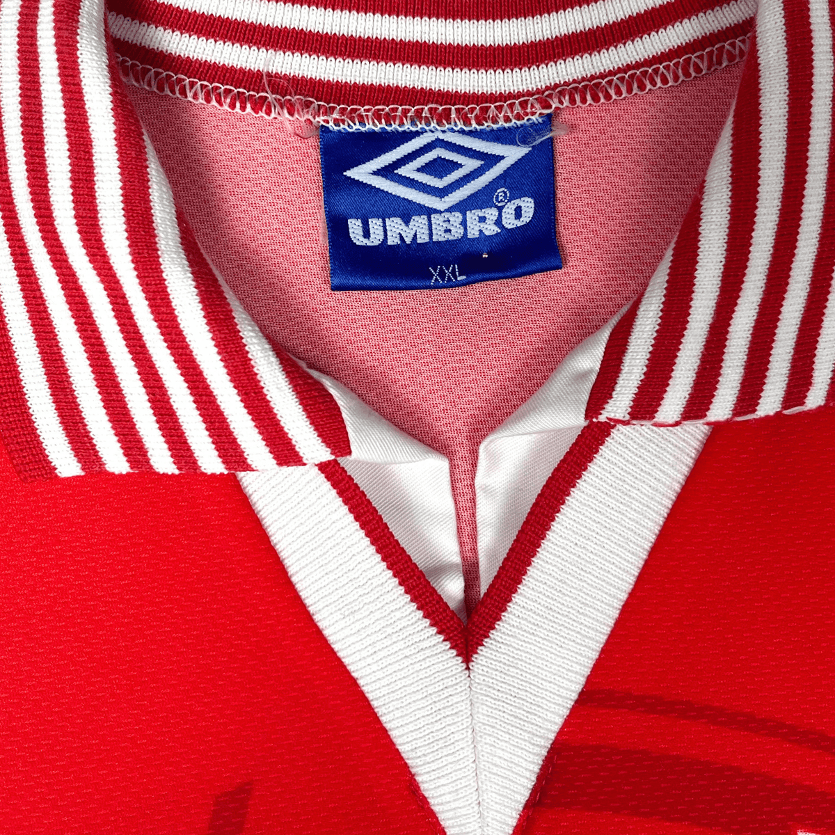 Retro Ajax 1996-1997 Home football jersey by Umbro, size XXL | Nostalgic Football Shirts