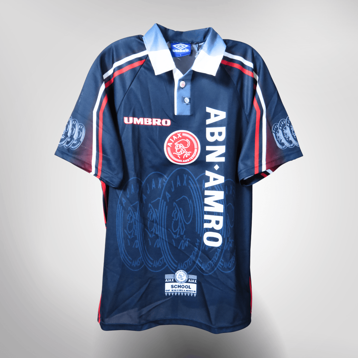 Authentic Umbro Ajax 1997-1998 Away shirt, Litmanen 10 on the back, size L | Nostalgic Football Shirts