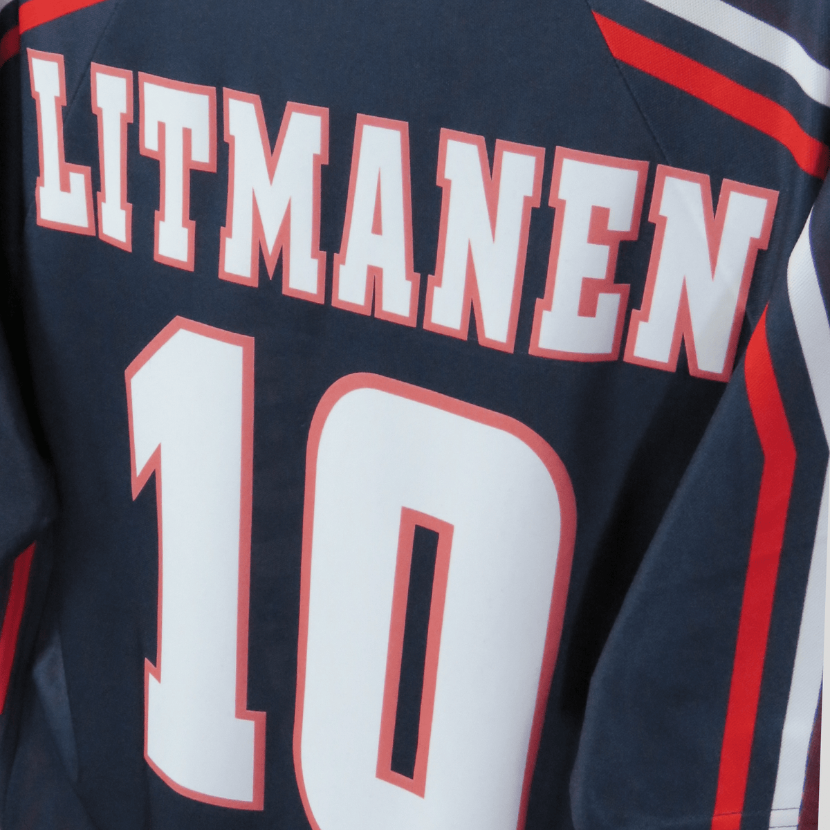 Retro Ajax 1997-1998 Away football jersey by Umbro, Litmanen 10, size L | Nostalgic Football Shirts