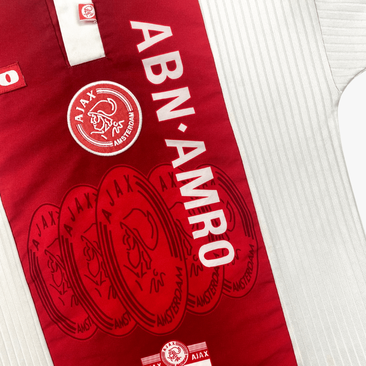 Vintage Ajax 1997-1998 Home football shirt with Witschge 8 print, size S | Nostalgic Football Shirts