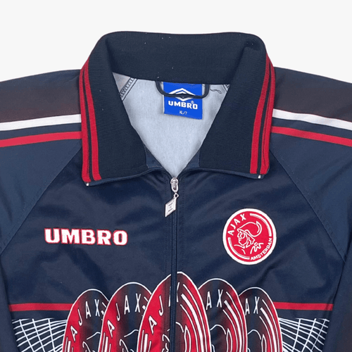 Authentic Umbro Ajax 1997-1998 training jacket, size XL | Nostalgic Football Shirts