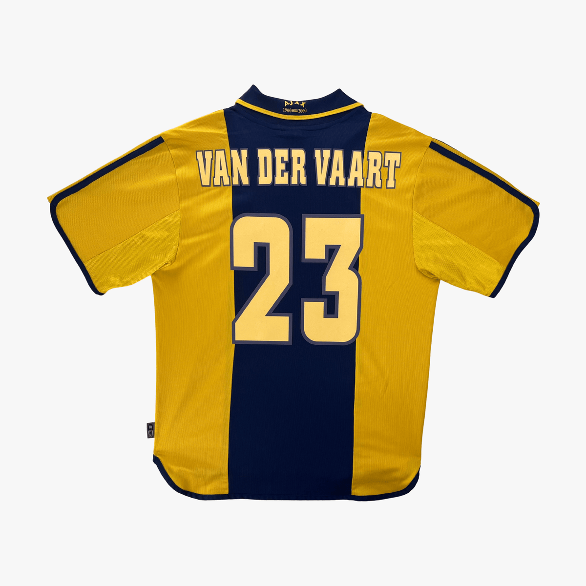 Vintage Ajax 2000-2001 Away football shirt with van der Vaart 23 print, size L | Nostalgic Football Shirts