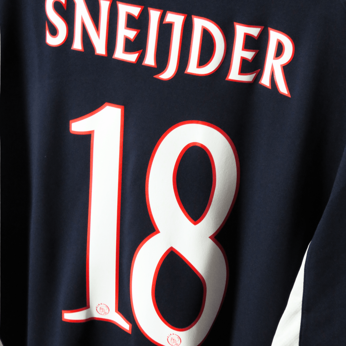Retro Ajax 2005-2006 Away football jersey by Adidas, Sneijder 18, size XXL, brand new with tags | Nostalgic Football Shirts