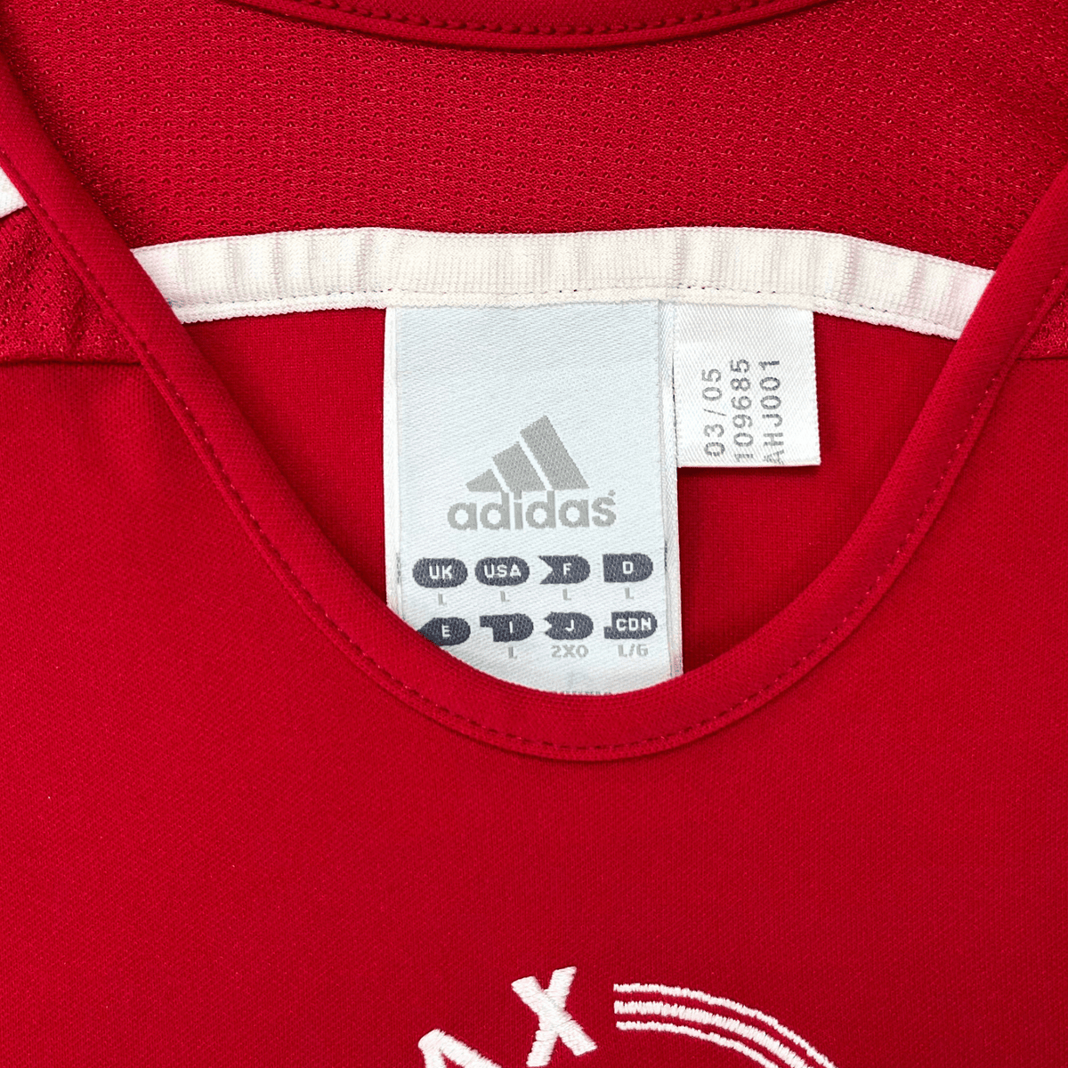 Original Ajax 2005-2006 Home football shirt, size L, Sneijder 18 | Nostalgic Football Shirts