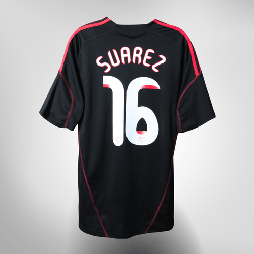 Vintage Ajax 2009-2010 Away football shirt with Suarez 16 print, size M, product code P06638 | Nostalgic Football Shirts