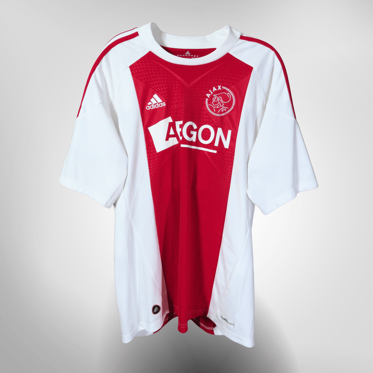 Authentic Adidas Ajax 2010-2011 Home shirt, Suarez 10 on the back, size L | Nostalgic Football Shirts