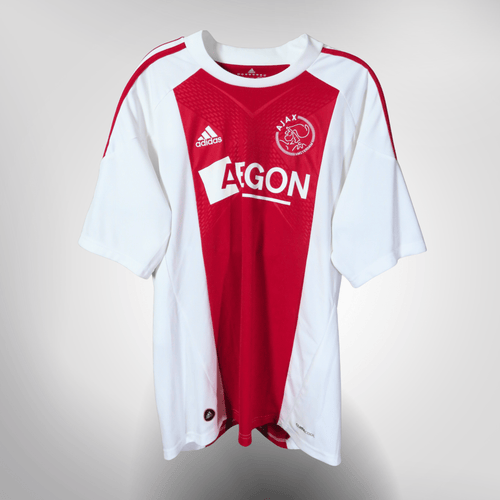 Authentic Adidas Ajax 2010-2011 Home shirt, Suarez 10 on the back, size L, product code P95929 | Nostalgic Football Shirts