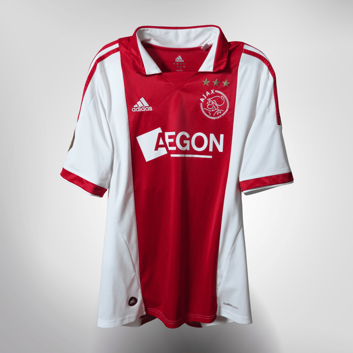 Authentic Adidas Ajax 2011-2012 Home shirt, Van der Wiel 2 on the back, size L | Nostalgic Football Shirts