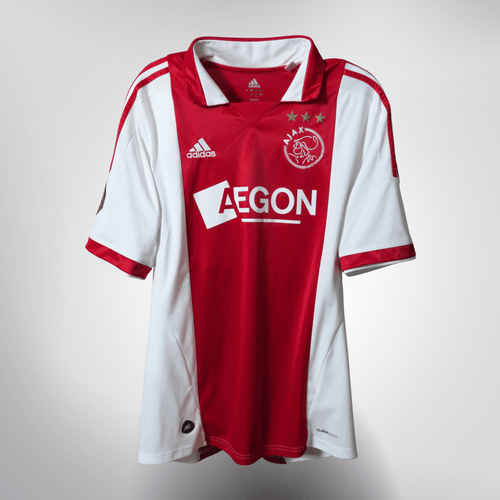 Authentic Adidas Ajax 2011-2012 Home shirt, Van der Wiel 2 on the back, size L, product code V13898 | Nostalgic Football Shirts