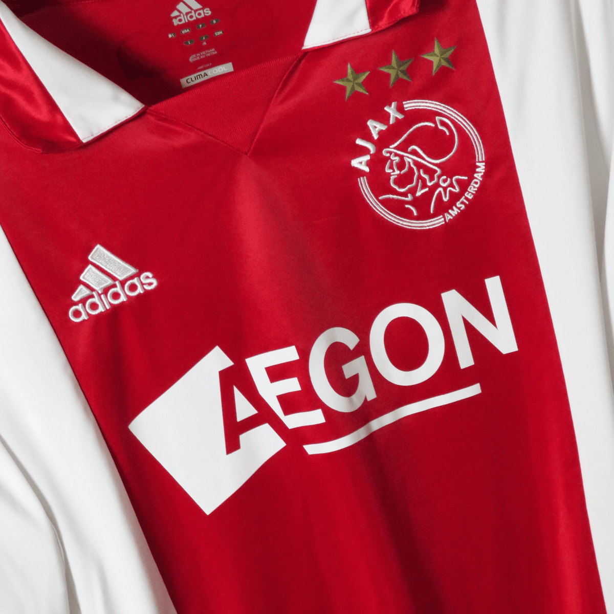 Original Ajax 2011-2012 Home football shirt, size L, Van der Wiel 2 | Nostalgic Football Shirts