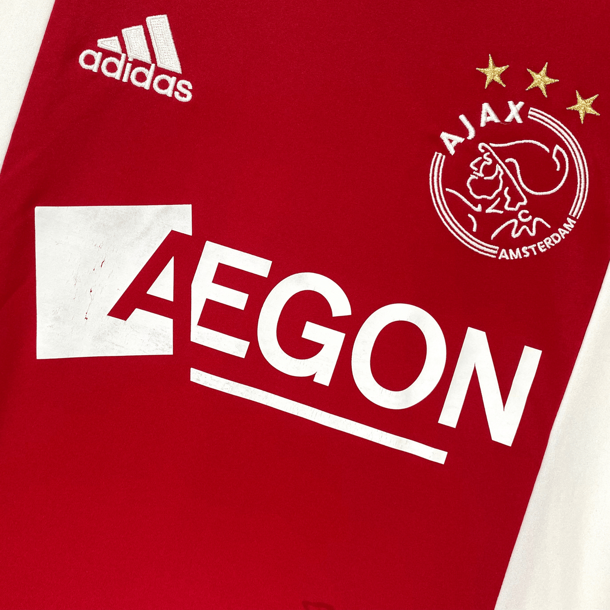 Retro Ajax 2012-2013 Home football jersey by Adidas, Eriksen 8, size M | Nostalgic Football Shirts