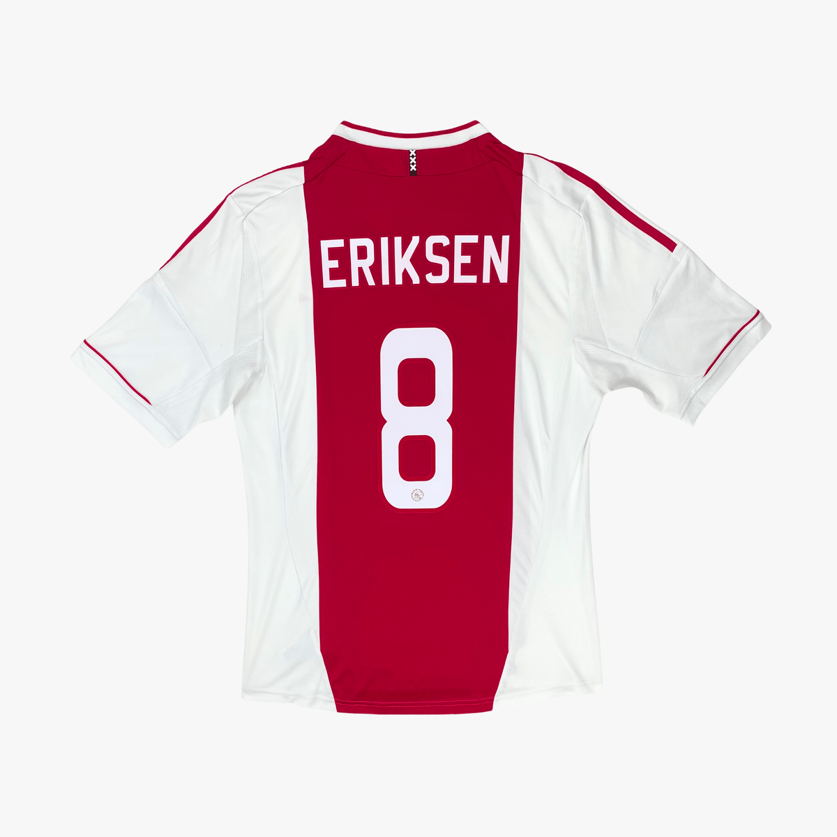 Vintage Ajax 2012-2013 Home football shirt with Eriksen 8 print, size M, product code X20903 | Nostalgic Football Shirts