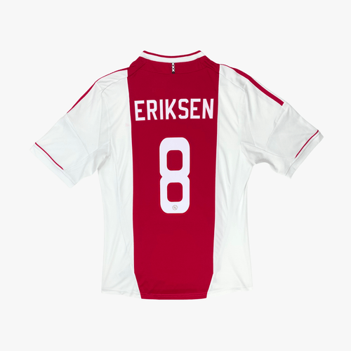 Vintage Ajax 2012-2013 Home football shirt with Eriksen 8 print, size M, product code X20903 | Nostalgic Football Shirts