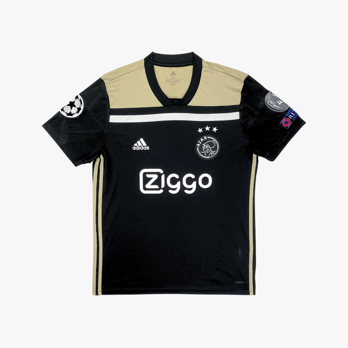 Authentic Adidas Ajax 2018-2019 Away shirt, De Jong 21 on the back, size M | Nostalgic Football Shirts