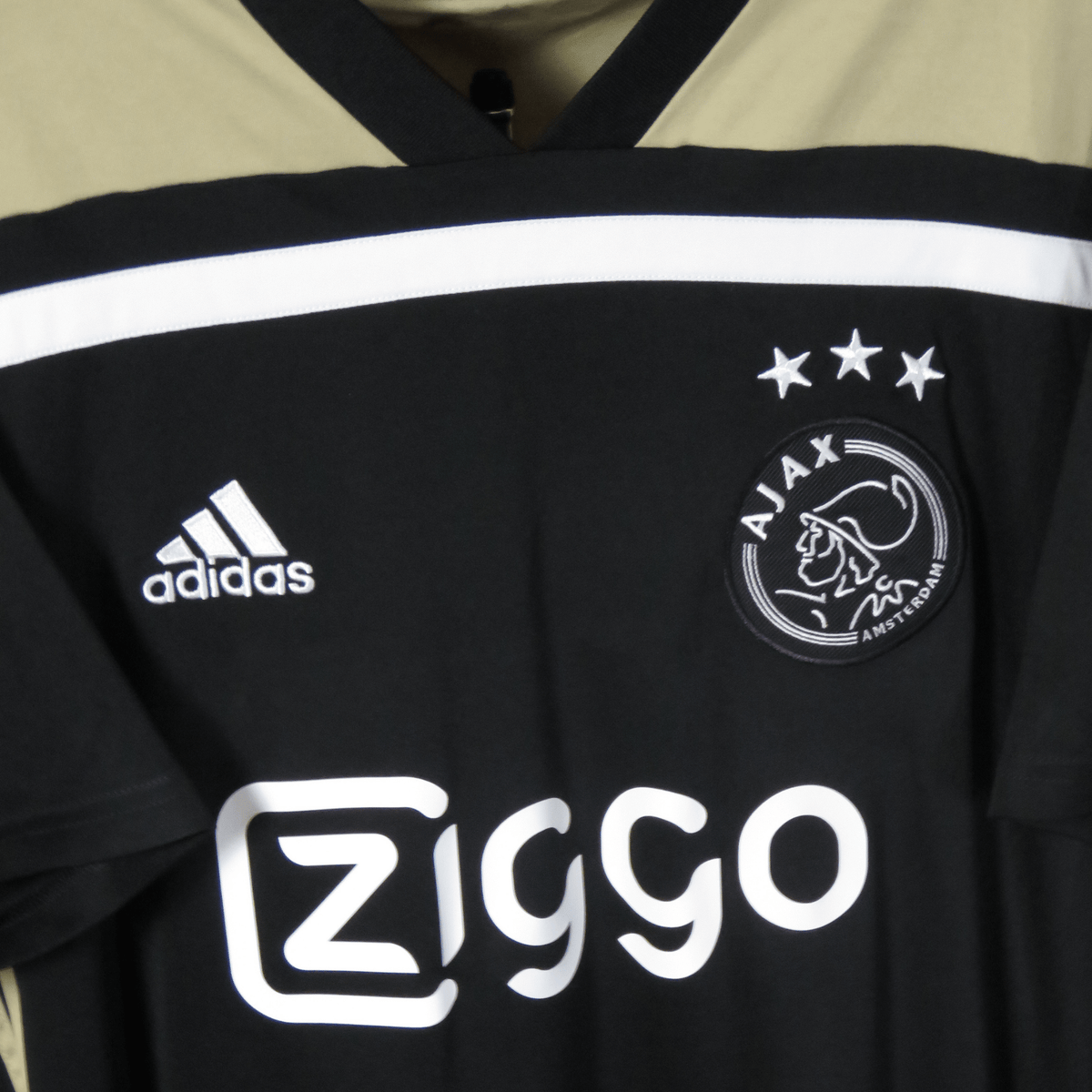 Original Ajax 2018-2019 Away football shirt, size L, De Jong 21 | Nostalgic Football Shirts