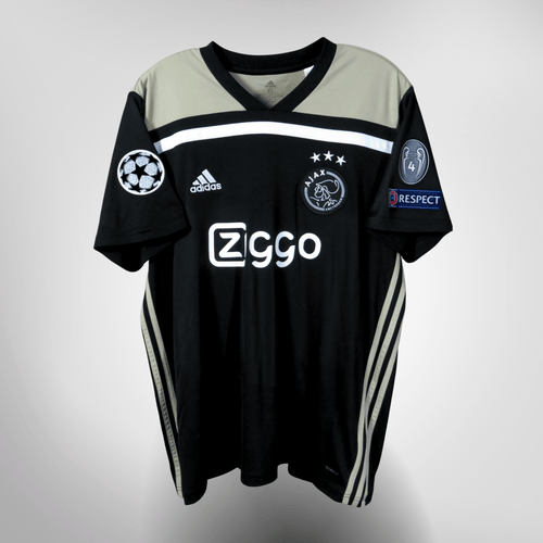 Authentic Adidas Ajax 2018-2019 Away shirt, De Ligt 4 on the back, size XL, product code CF5468 | Nostalgic Football Shirts